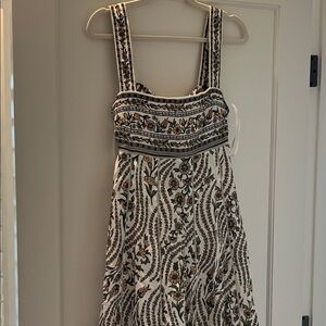 Veronica Beard Backless Linen Dress